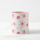 Mug Motif de démarrage atomique du milieu du siècle ro (Centre)
