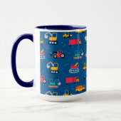 Mug Motif de déplacement de construction mûre (Gauche)