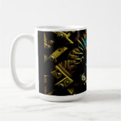 Mug Motif de design Aztec deux (Gauche)