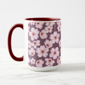 Mug Motif de design floral (Gauche)