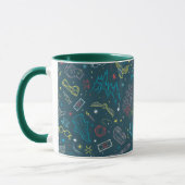 Mug Motif de dessin au trait d'objets HARRY POTTER™ (Gauche)