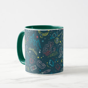 Mug Motif de dessin au trait d'objets HARRY POTTER™