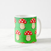 Mug Motif de dessin de champignons mignons (Devant droit)