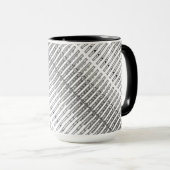 Mug Motif de dessin de flux (Devant droit)
