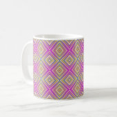 Mug Motif de diamant alternatif Delple Purple (Devant gauche)