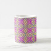 Mug Motif de diamant alternatif Delple Purple (Centre)