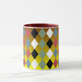 Mug Motif de diamant de harlequin (Centre)