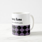 Mug Motif de diamant gras (Devant droit)