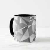 Mug Motif de diamant - polygone abstrait (Devant gauche)