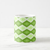 Mug Motif de diamant vert Chartreuse (Centre)
