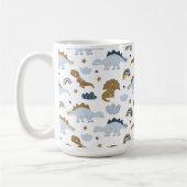 Mug Motif de dinosaure arc-en-ciel mignon (Gauche)