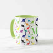 Mug Motif de dinosaure mignon (Devant gauche)