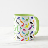 Mug Motif de dinosaure mignon (Devant droit)