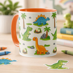 Mug Motif de dinosaure mignon pour enfants