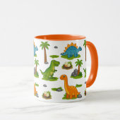 Mug Motif de dinosaure mignon pour enfants (Devant droit)