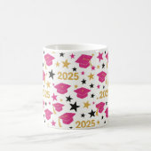 Mug Motif de diplôme d'or rose (Centre)