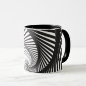 Mug Motif de disparition d'escalier (Devant droit)