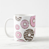 Mug Motif De Donuts, Donuts Roses, Donuts Blancs (Gauche)