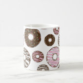 Mug Motif De Donuts, Donuts Roses, Donuts Brown (Centre)