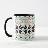 Mug Motif de douceur d'hiver Nordic Snowflake (Gauche)