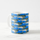 Mug Motif de Dunkleosteus dans le bleu (Devant gauche)