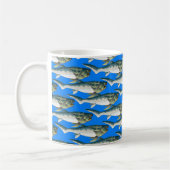 Mug Motif de Dunkleosteus dans le bleu (Gauche)