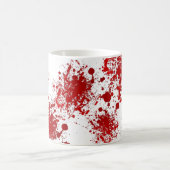 Mug Motif de égouttement d'éclaboussures de sang de (Centre)