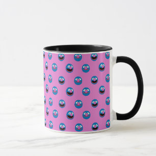 Mug Motif de face de Grover rose