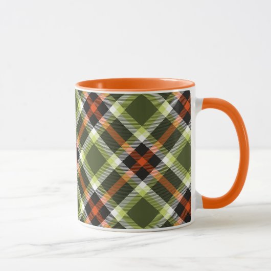 Mug Motif de feuillage d'automne moderne (Droite)