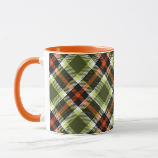 Mug Motif de feuillage d'automne moderne (Gauche)