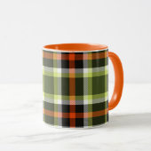 Mug Motif de feuillage d'automne moderne (Devant droit)