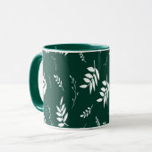 Mug motif de feuille (Devant gauche)