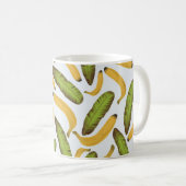 Mug Motif de feuille de banane tropicale (Devant droit)