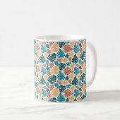 Mug Motif de feuille de Monstera Tropical - Nature col (Devant droit)