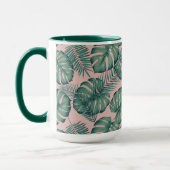 Mug Motif de feuille tropicale (Gauche)