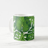 Mug Motif de feuilles (Devant gauche)