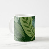 Mug Motif de feuilles (Devant gauche)