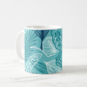 Mug Motif de feuilles (Devant gauche)
