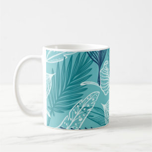 Mug Motif de feuilles