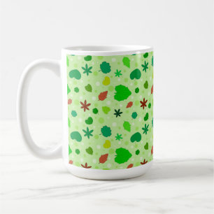 Mug Motif de feuilles Botanique vibrante Création de l