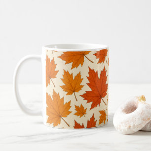 Mug Motif de feuilles d'automne