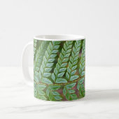 Mug Motif de feuilles de fougères vertes (Devant gauche)