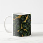 Mug Motif de feuilles de lys exotique (Gauche)