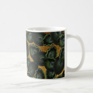 Mug Motif de feuilles de lys exotique