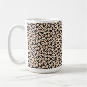 Mug Motif de fèves de café (Gauche)
