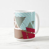 Mug motif de figures géométriques Abstraites (Devant droit)