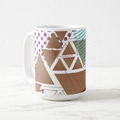 Mug motif de figures géométriques Abstraites (Devant gauche)