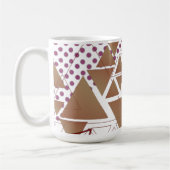 Mug motif de figures géométriques Abstraites (Gauche)