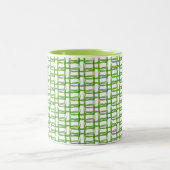 Mug - Motif de fil vert (Centre)
