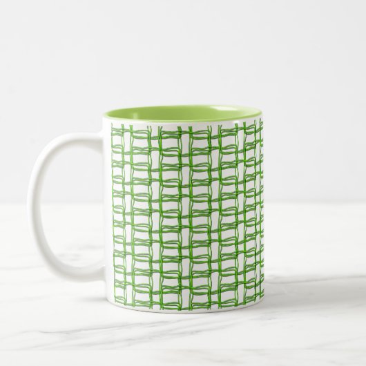 Mug - Motif de fil vert (Gauche)